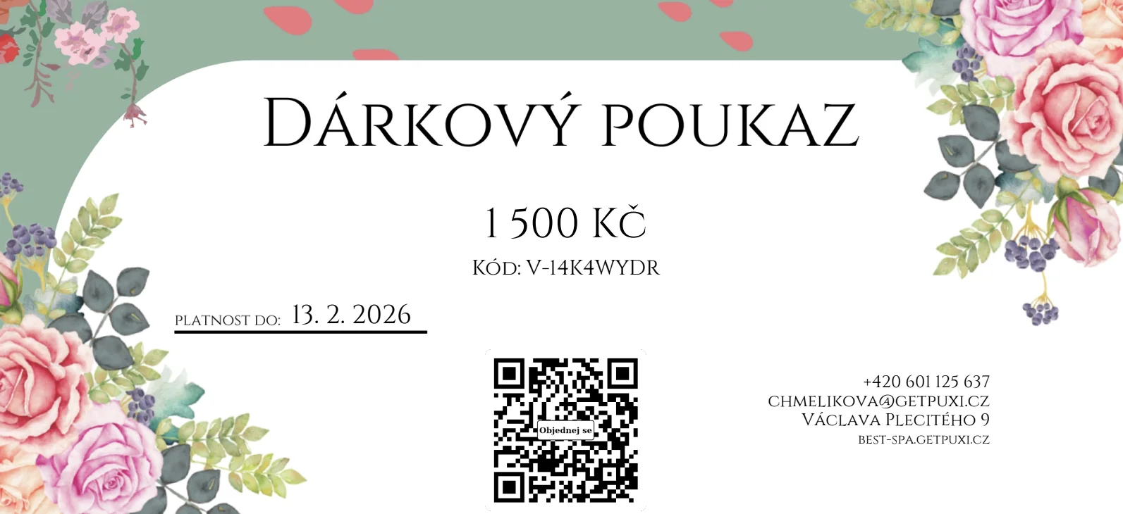 Email s poukazem 2