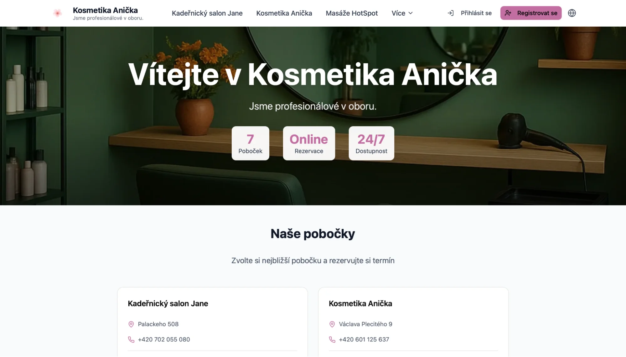 Klientská sekce
